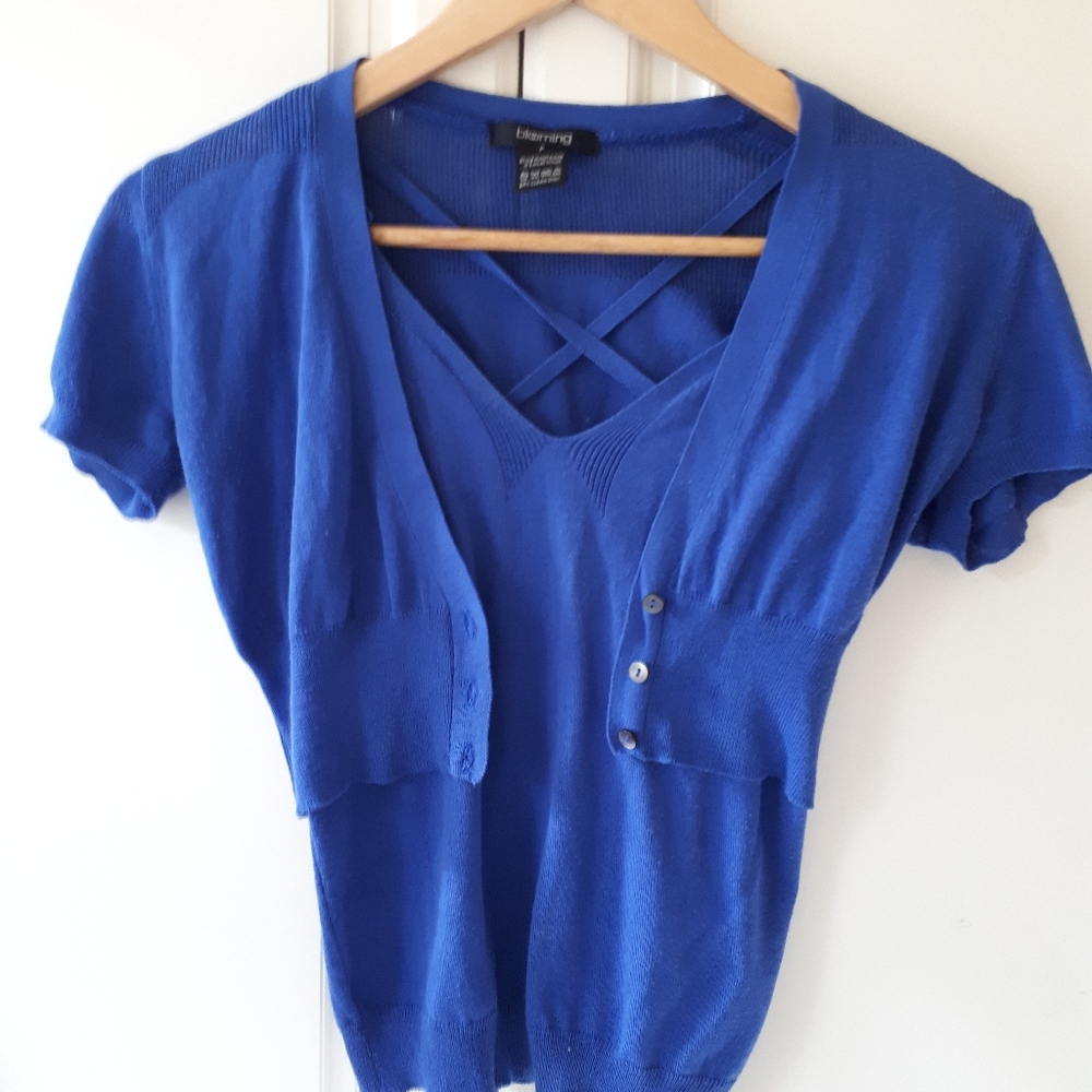 Summer Blue cardigan set